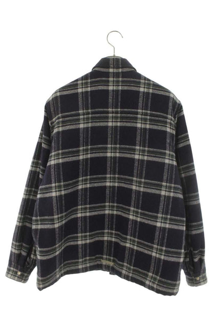 Chrome Hearts WORK DOG Cross Ball Check Shirt Jacket Size M