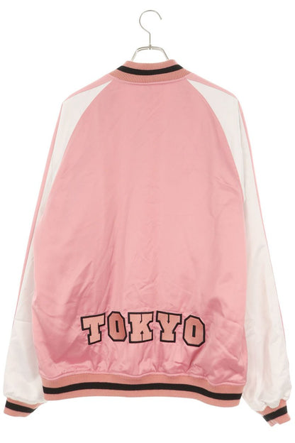 A BATHING APE Shark Bomber Jacket Pink Size XL