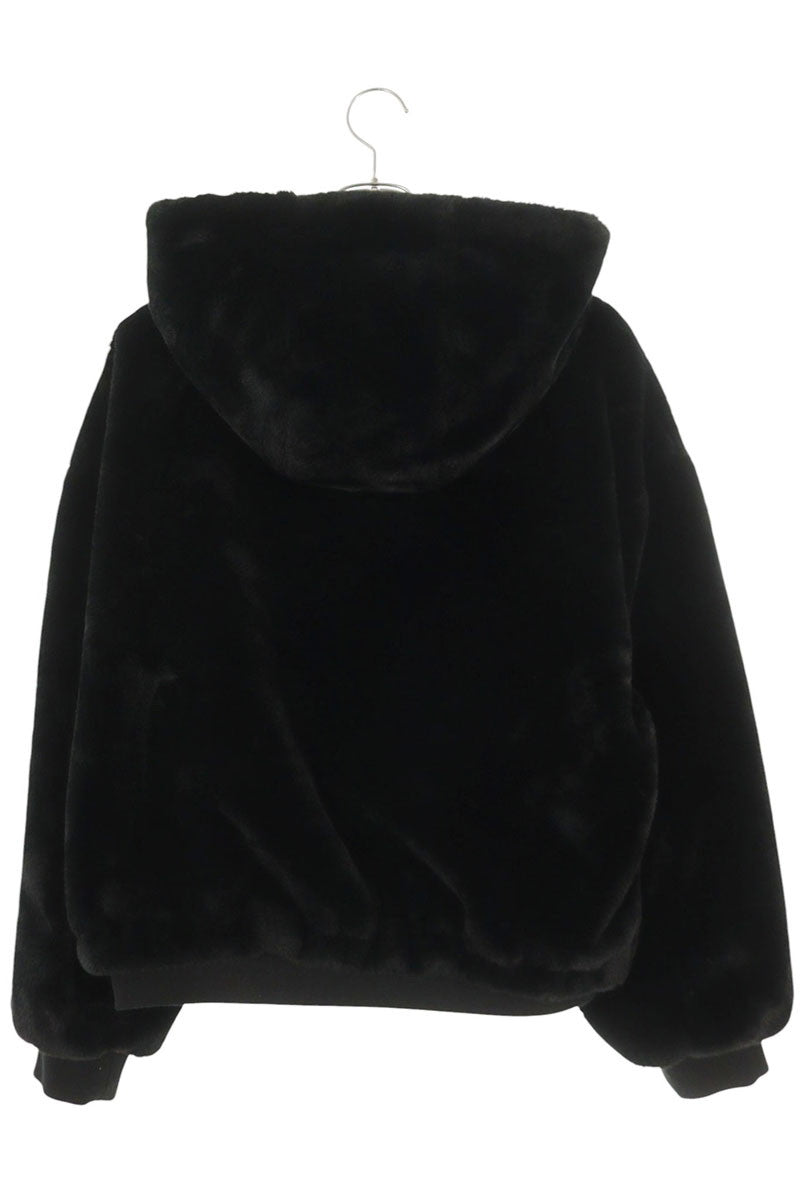 GUESS Hooded Reversible Faux Fur Blouson Black Size L