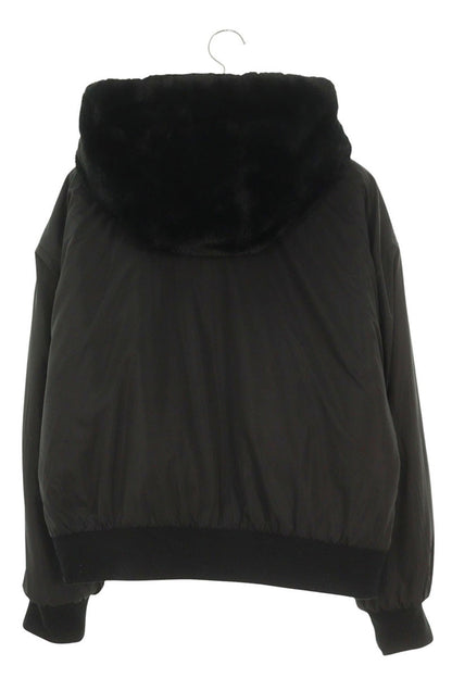 GUESS Hooded Reversible Faux Fur Blouson Black Size L