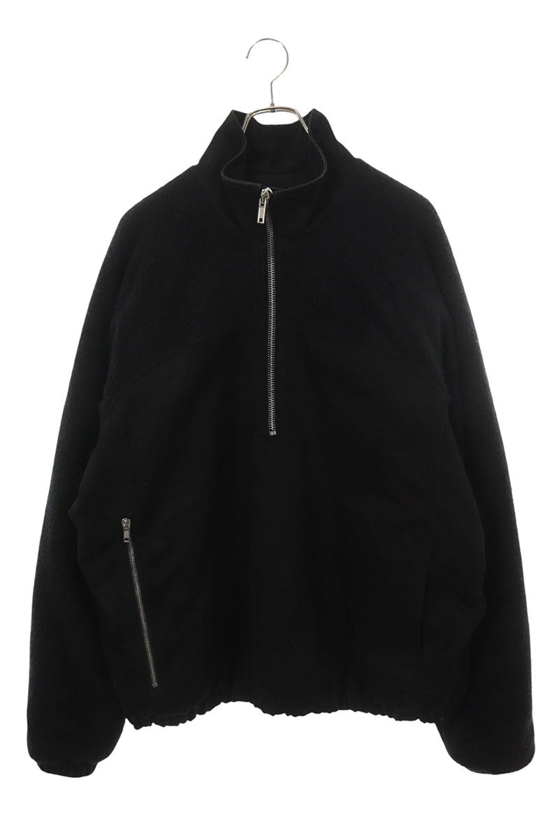DRKSHDW Half-Zip Flowy Cotton Blouson Black Size S