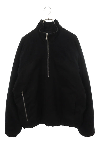 DRKSHDW Half-Zip Flowy Cotton Blouson Black Size S