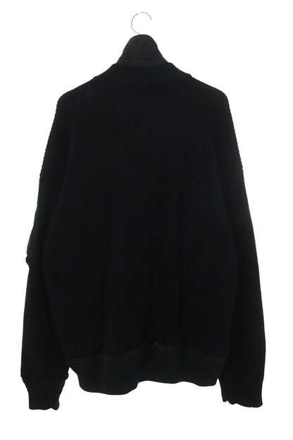 Sacai 21AW Knit-Docked MA-1 Bomber Jacket Black Size M