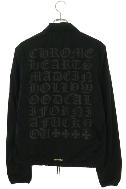 Chrome Hearts RIGGINS FBRC English Print Jacket Black Size S