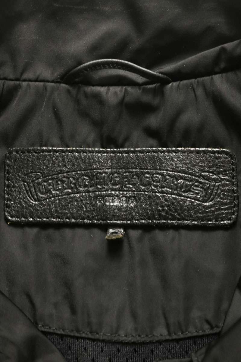 Chrome Hearts RIGGINS FBRC English Print Jacket Black Size S
