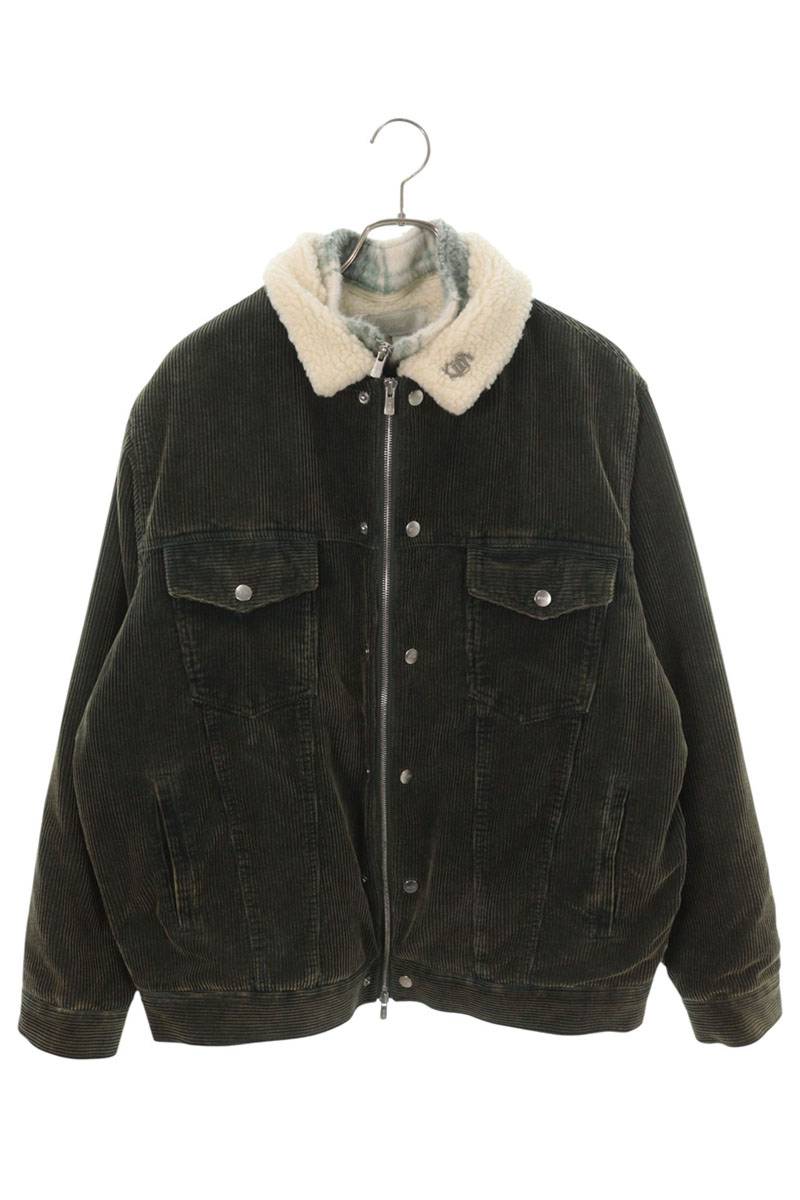 KITH Check Lined Corduroy Boa Blouson Olive Size L