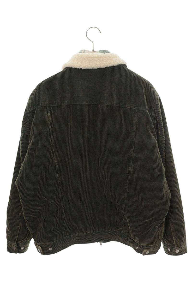 KITH Check Lined Corduroy Boa Blouson Olive Size L