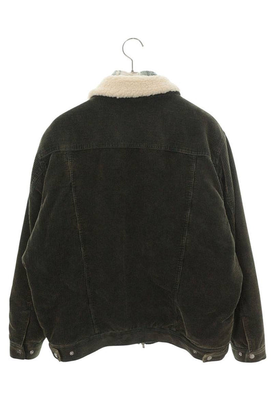 KITH Check Lined Corduroy Boa Blouson Olive Size L