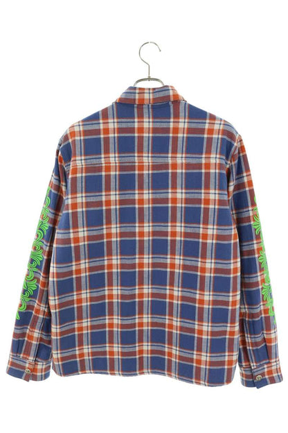 Chrome Hearts WORKN JNKYD PLD Floral Padded Shirt Size M