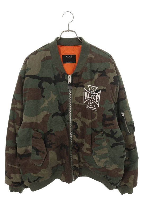 ALICE HOLLYWOOD Reversible Custom Bomber Blouson Size L