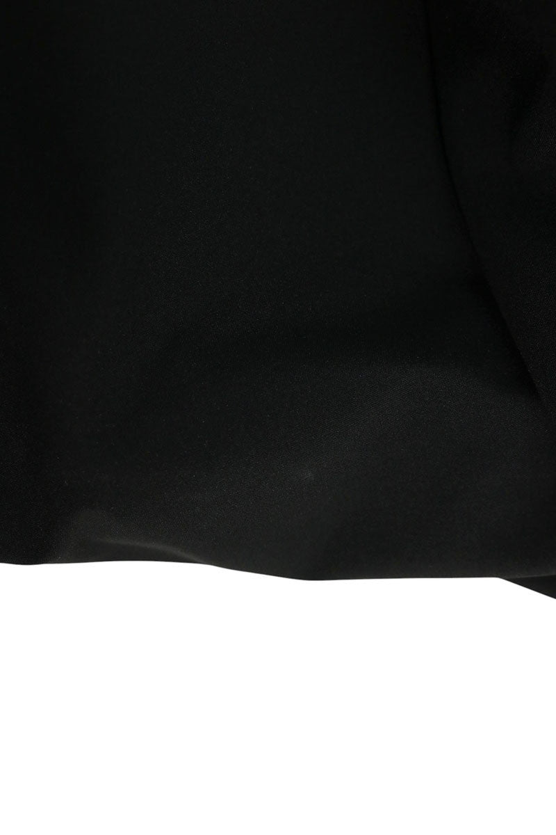 MONCLER Silicone Logo Patch Nylon Blouson Black Size 3