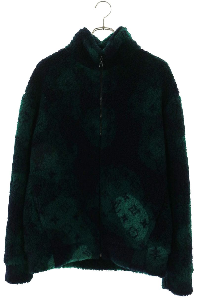 LOUISVUITTON 23SS Monogram Jacquard Camo Fleece Size M