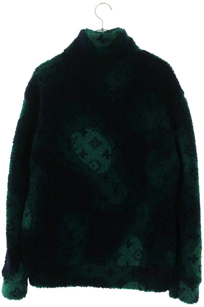LOUISVUITTON 23SS Monogram Jacquard Camo Fleece Size M