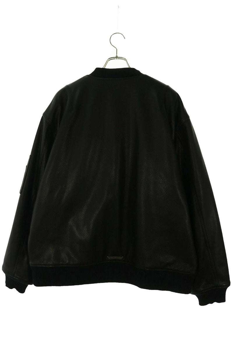 Chrome Hearts ON TARGET CH Leather Jacket Black Size XL