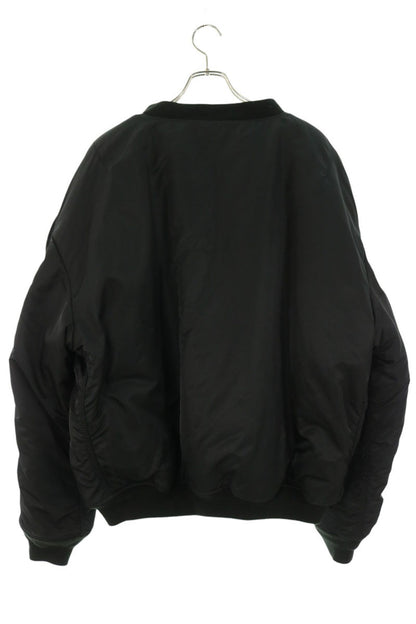 VETEMENTS 18AW Reversible MA-1 Bomber Jacket Black Size S