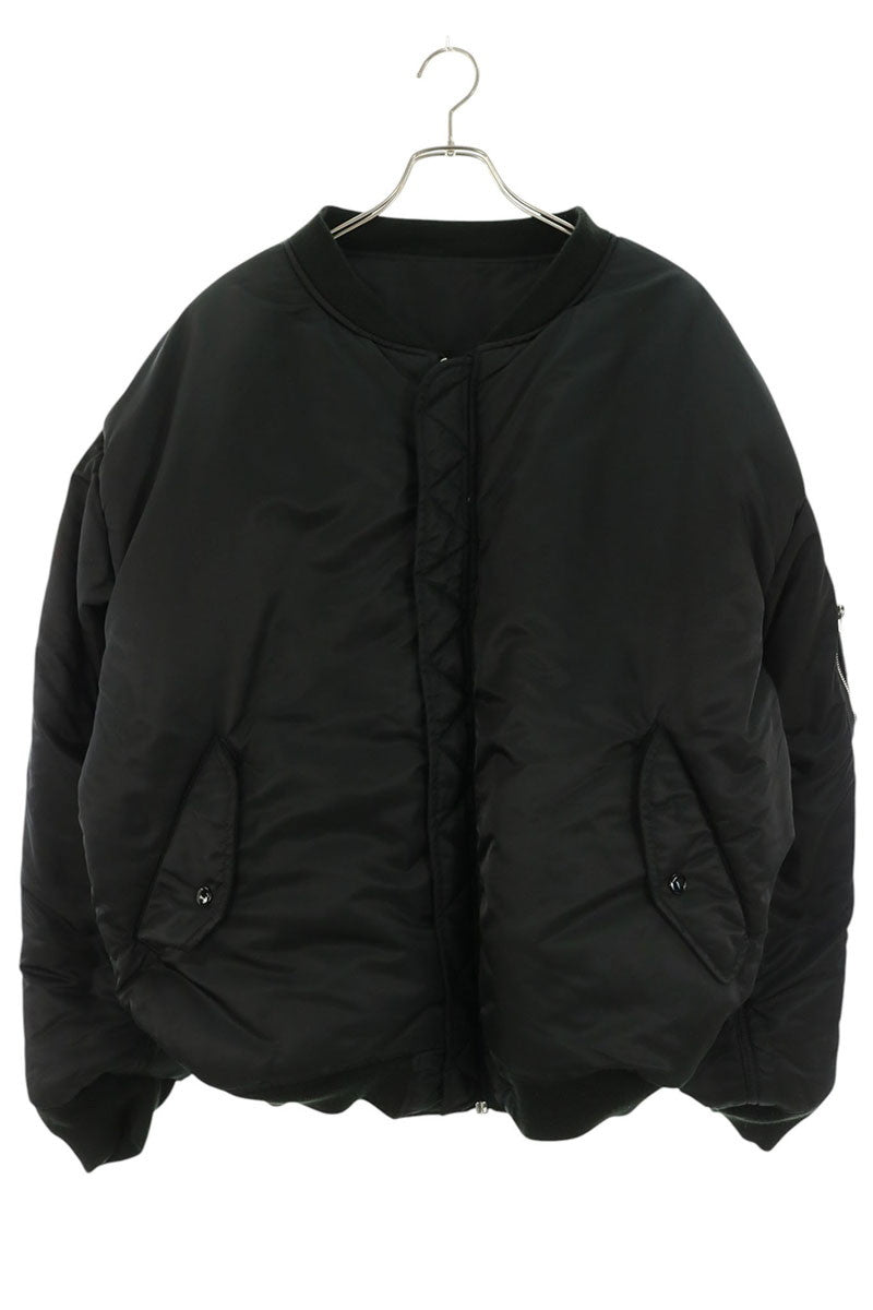 VETEMENTS 18AW Reversible MA-1 Bomber Jacket Black Size S