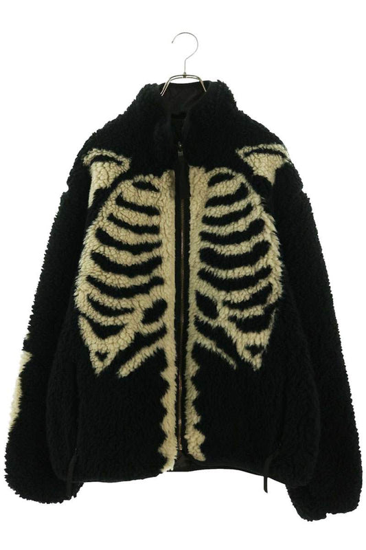 KAPITAL Reversible Bone Fleece Jacket Black Size 3