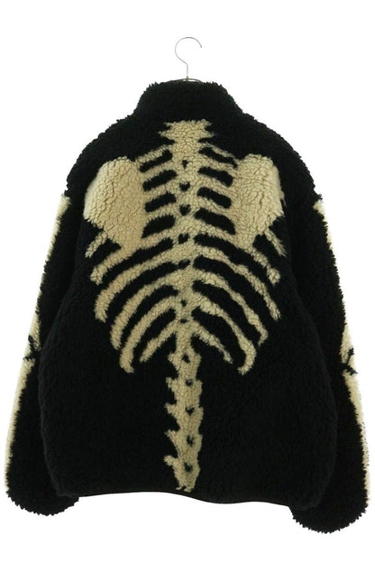 KAPITAL Reversible Bone Fleece Jacket Black Size 3