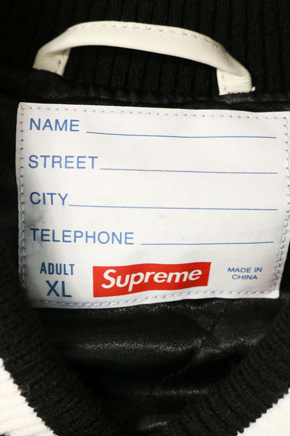 SUPREME 25AW Drill Team Varsity Jacket Black Size XL