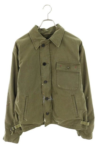 ENFANTS RICHES DEPRIMES Back Print Jacket Khaki Size L