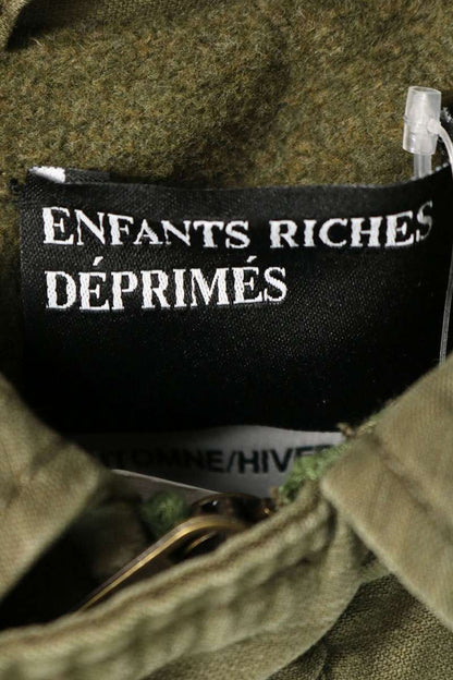 ENFANTS RICHES DEPRIMES Back Print Jacket Khaki Size L