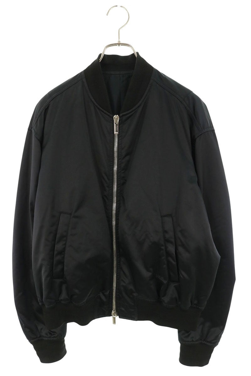 DIOR Back Logo Embroidered Nylon Jacket Black Size 50