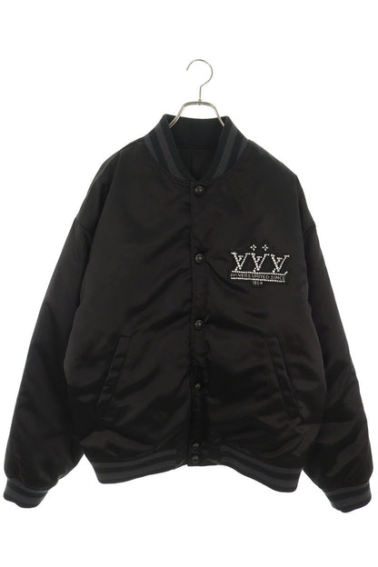 LOUISVUITTON 25SS Embellished Nylon Baseball Jacket Size 52