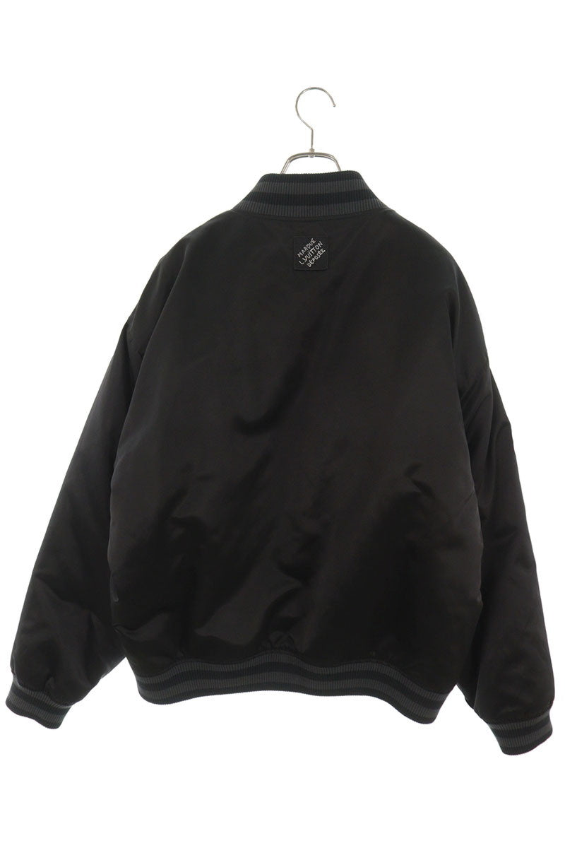 LOUISVUITTON 25SS Embellished Nylon Baseball Jacket Size 52