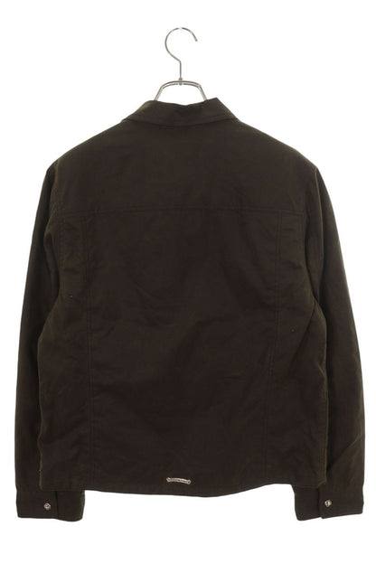 Chrome Hearts Cross Ball Button Jacket Khaki/Silver Size M