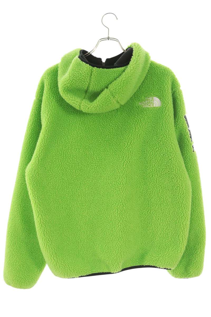 SUPREME 20AW S Logo Hooded Fleece Jacket Green Size M