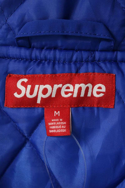 SUPREME 25AW x ANTIHERO Hooded Stadium Jacket Blue Size M