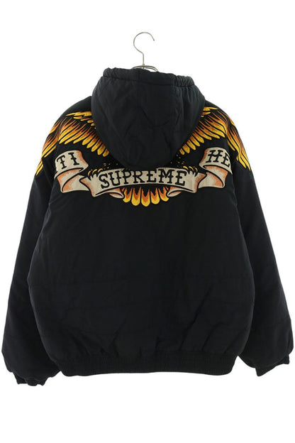 SUPREME 25AW x ANTIHERO Hooded Stadium Jacket Black Size M