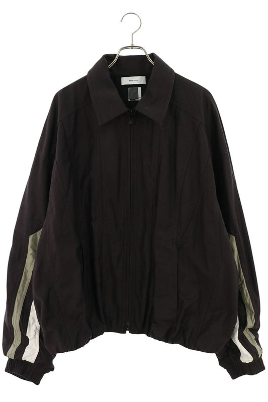 FACETASM MYK-JK-02 Cotton Patchwork Blouson Brown Size ONE