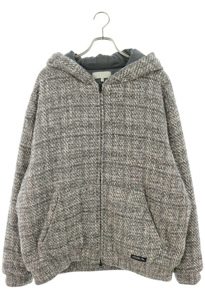 KITH Tweed Zip-Up Blouson Gray Size XXL