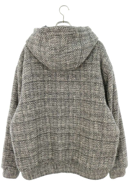 KITH Tweed Zip-Up Blouson Gray Size XXL
