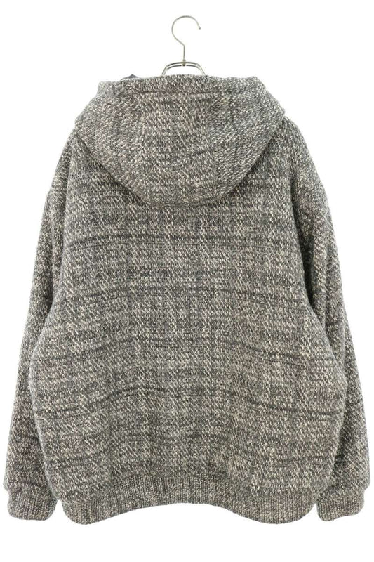 KITH Tweed Zip-Up Blouson Gray Size XXL