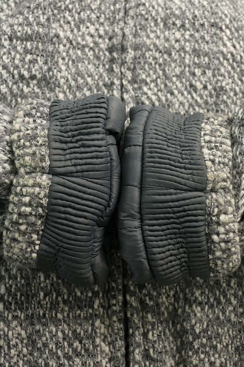KITH Tweed Zip-Up Blouson Gray Size XXL