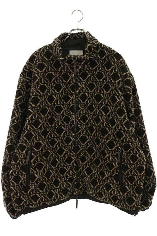 KITH Pinehurst Sherpa Full Zip Jacket Brown Size XXL