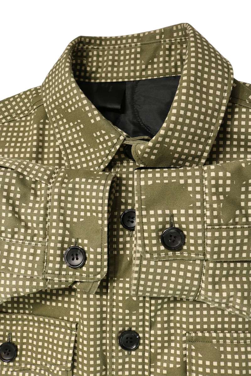 N.HOOLYWOOD x UNDERCOVER Camo Shirt Jacket Green Size 40