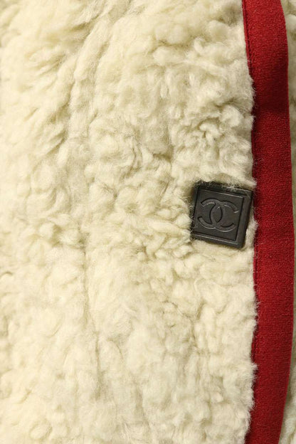 CHANEL Boa Fleece Jacket Multi Size 40