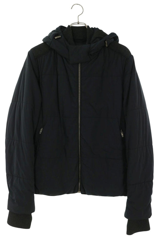 Z ZEGNA Padded Layered Jacket Navy Size M