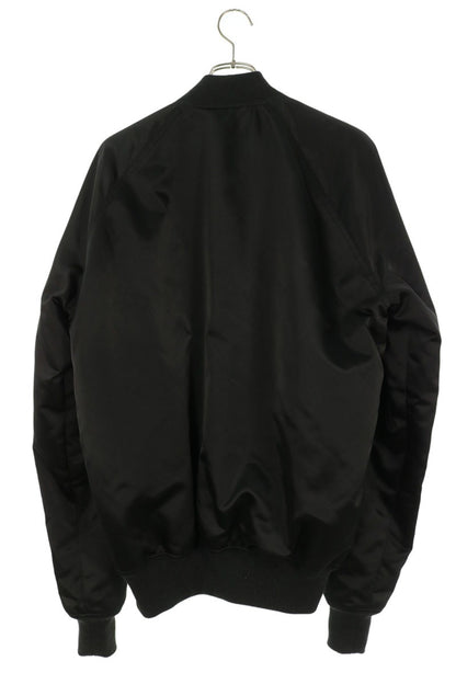 Rick Owens Nylon Zip Flight Jacket Black Size 50