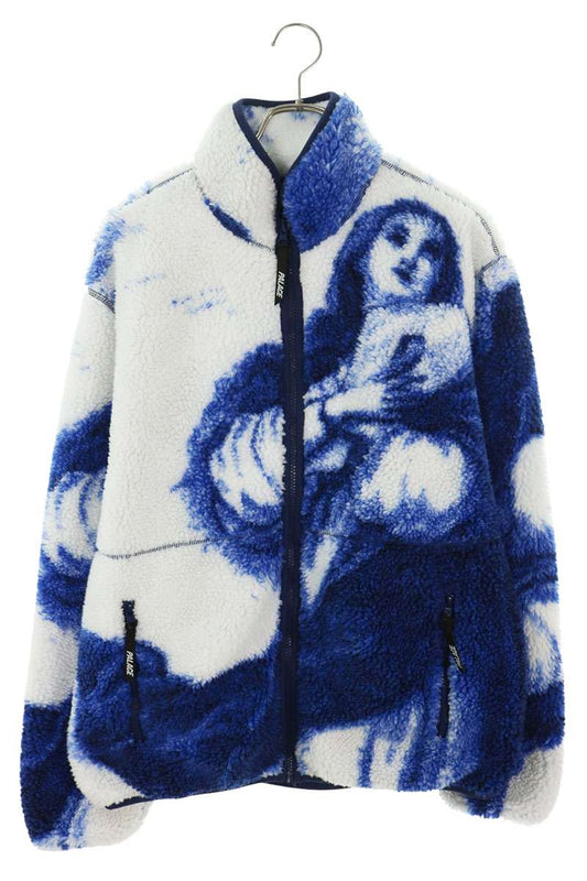 Palace 25AW Holy Grail Funnel Jacket White/Blue Size M