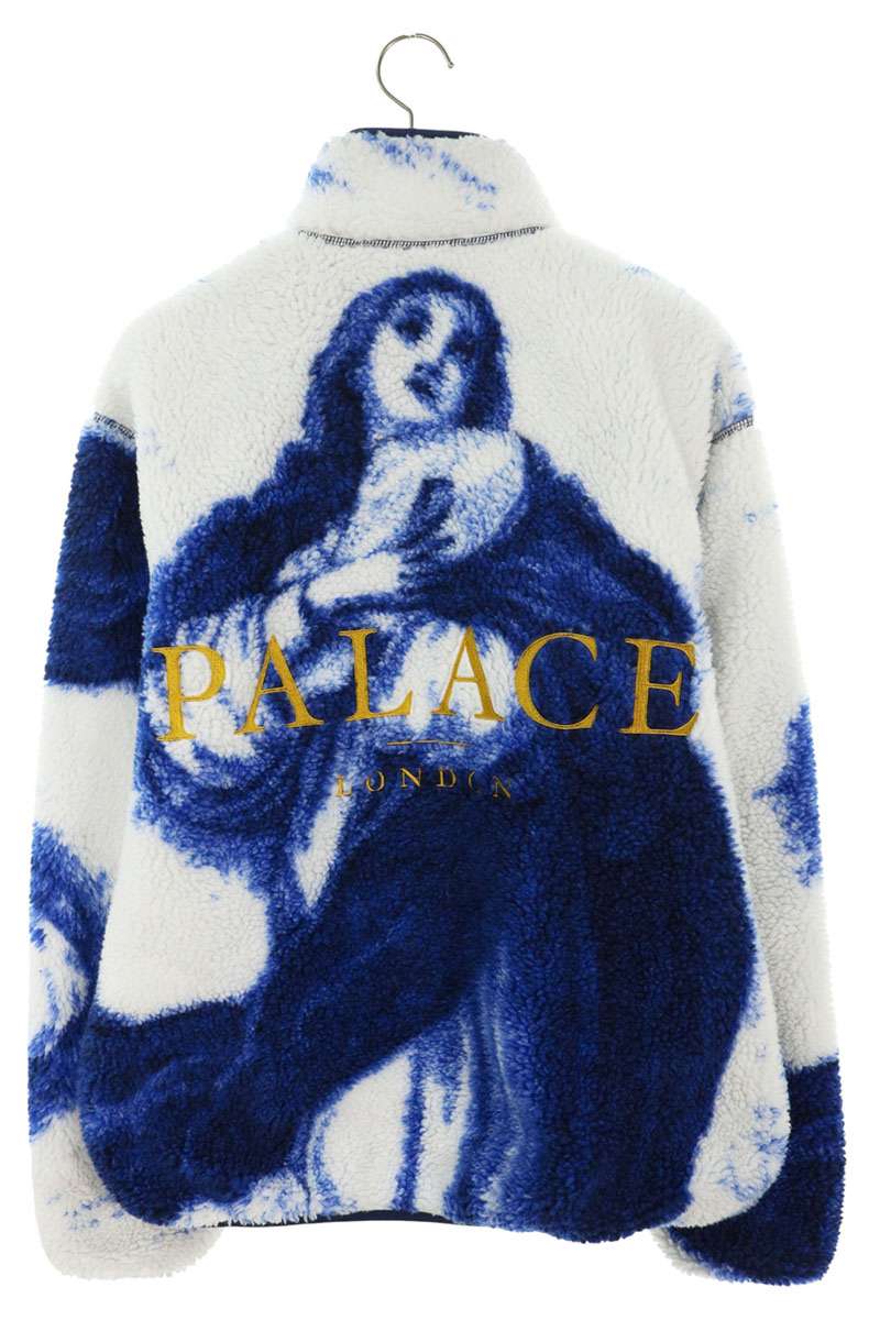 Palace 25AW Holy Grail Funnel Jacket White/Blue Size M