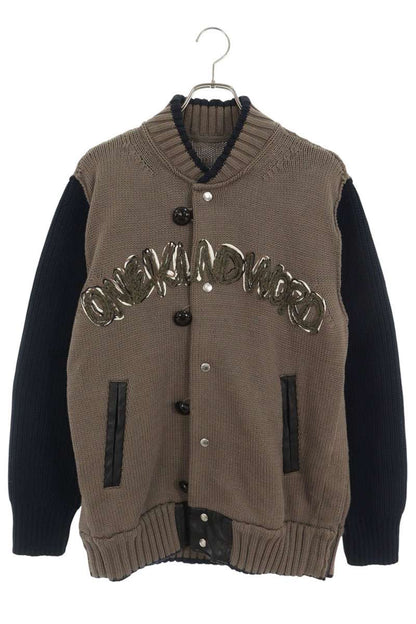 Sacai Knit Varsity Jacket Blouson Size 2
