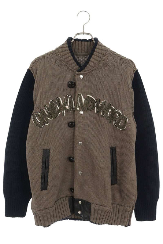 Sacai Knit Varsity Jacket Blouson Size 2