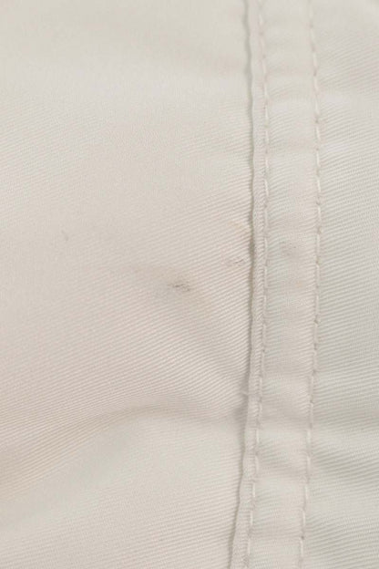 SUPREME 25AW Leather Yoke Puffer Jacket White Size XL