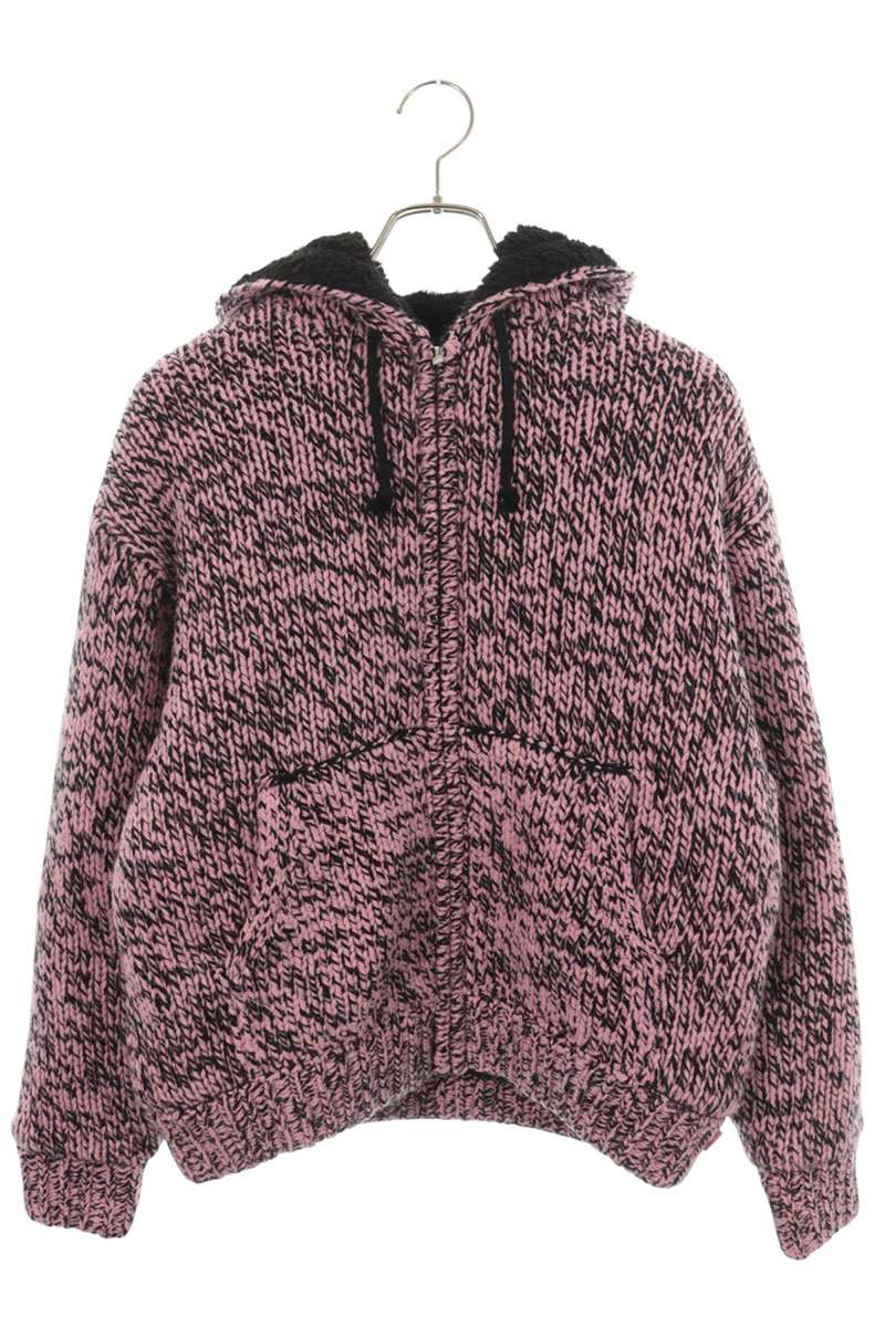 SUPREME 25AW Faux Shearling Lined Zip Up Jacket Pink Size S