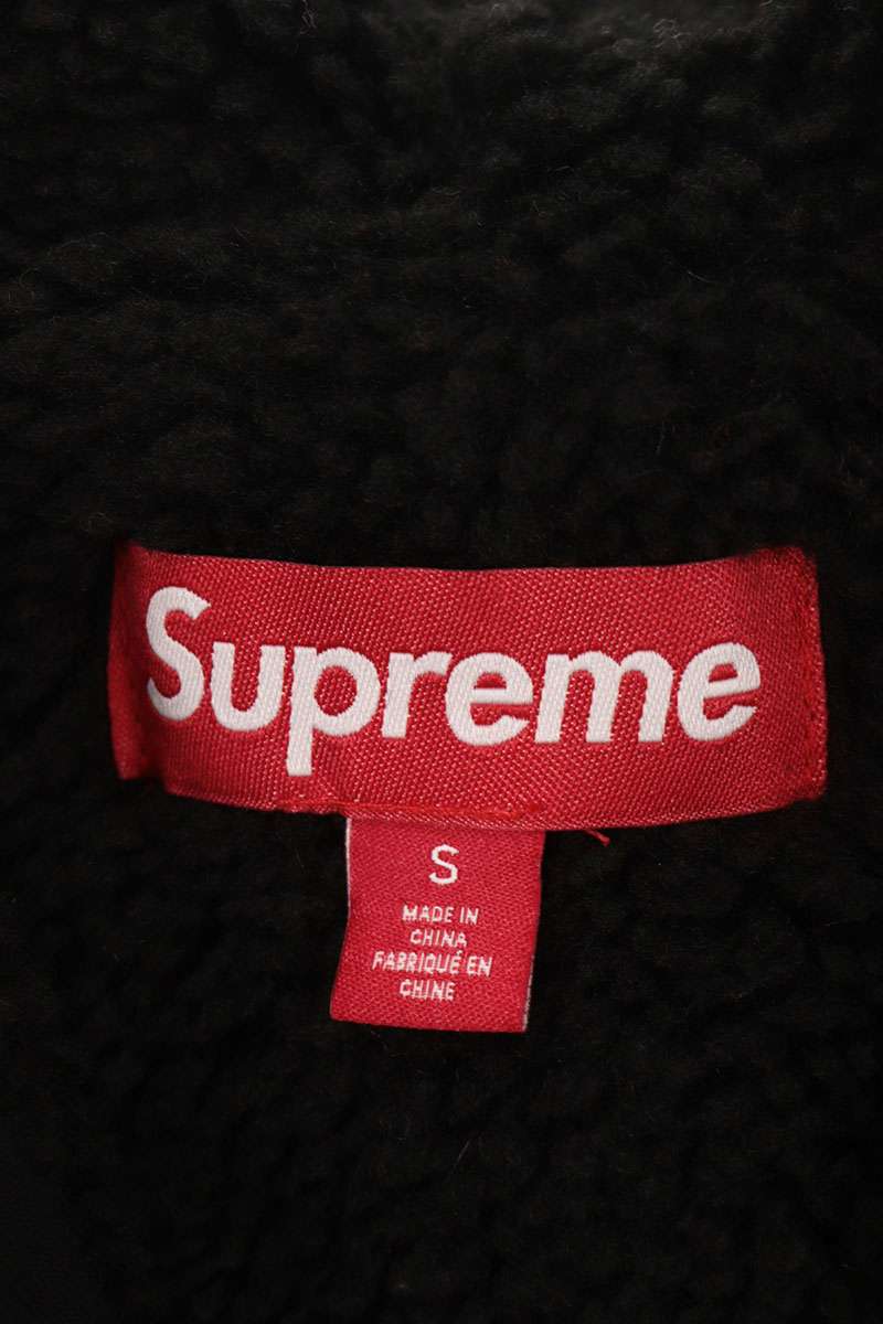 SUPREME 25AW Faux Shearling Lined Zip Up Jacket Pink Size S