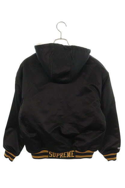 SUPREME 25AW Mitchell & Ness Hooded Varsity Jacket Size S